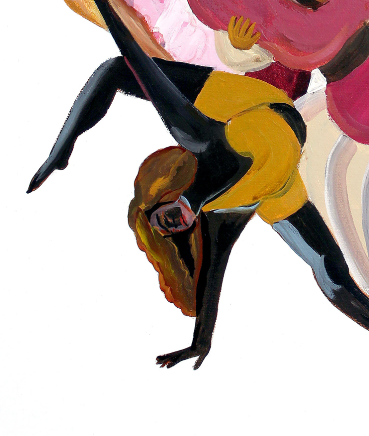 Modern Women Dancers  - Art Wall Print