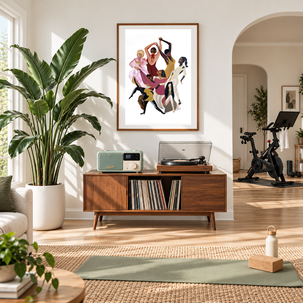 Modern Women Dancers  - Art Wall Print